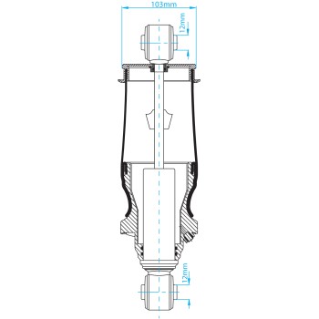 Air Spring & Shocker Assembly - Man TGA / TGS (Rear)